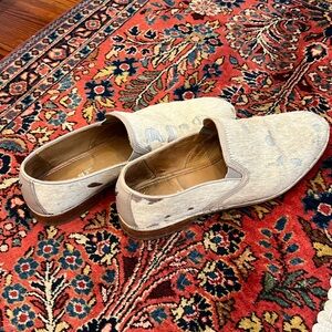 Track size 9.5 calf hair loafer